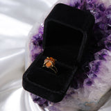 Center Of Attention Single Stone Tiger Eye Ring