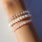 Pearl Crystal Bracelet.